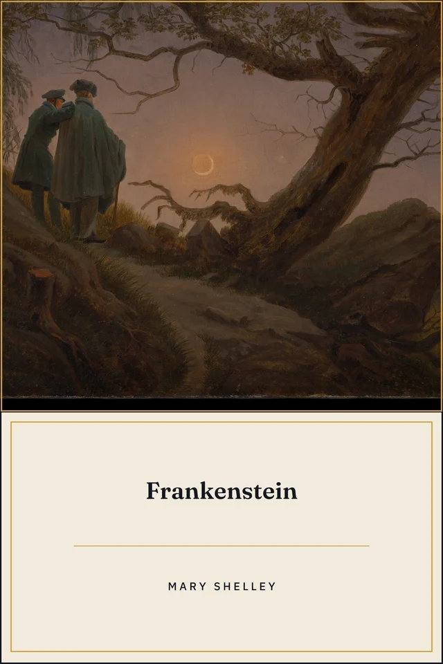 Cover for Frankenstein by Mary Shelley