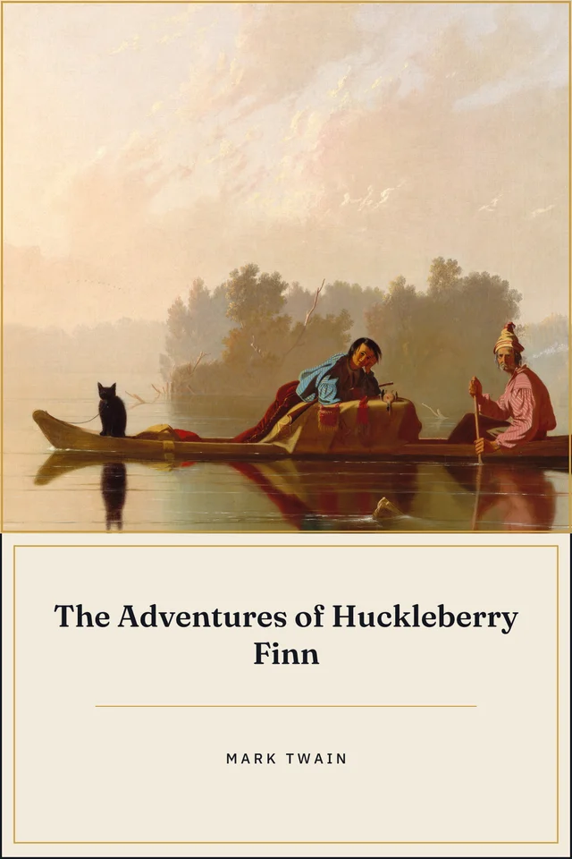 Cover for The Adventures of Huckleberry Finn by Mark Twain