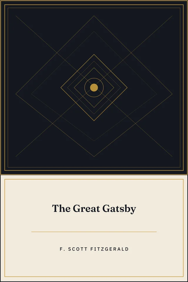 Cover for The Great Gatsby by F. Scott Fitzgerald